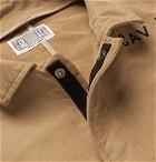 Cav Empt - Logo-Embroidered Brushed-Twill Jacket - Tan