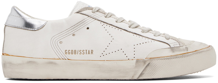 Photo: Golden Goose White Super-Star Penstar Skate Sneakers