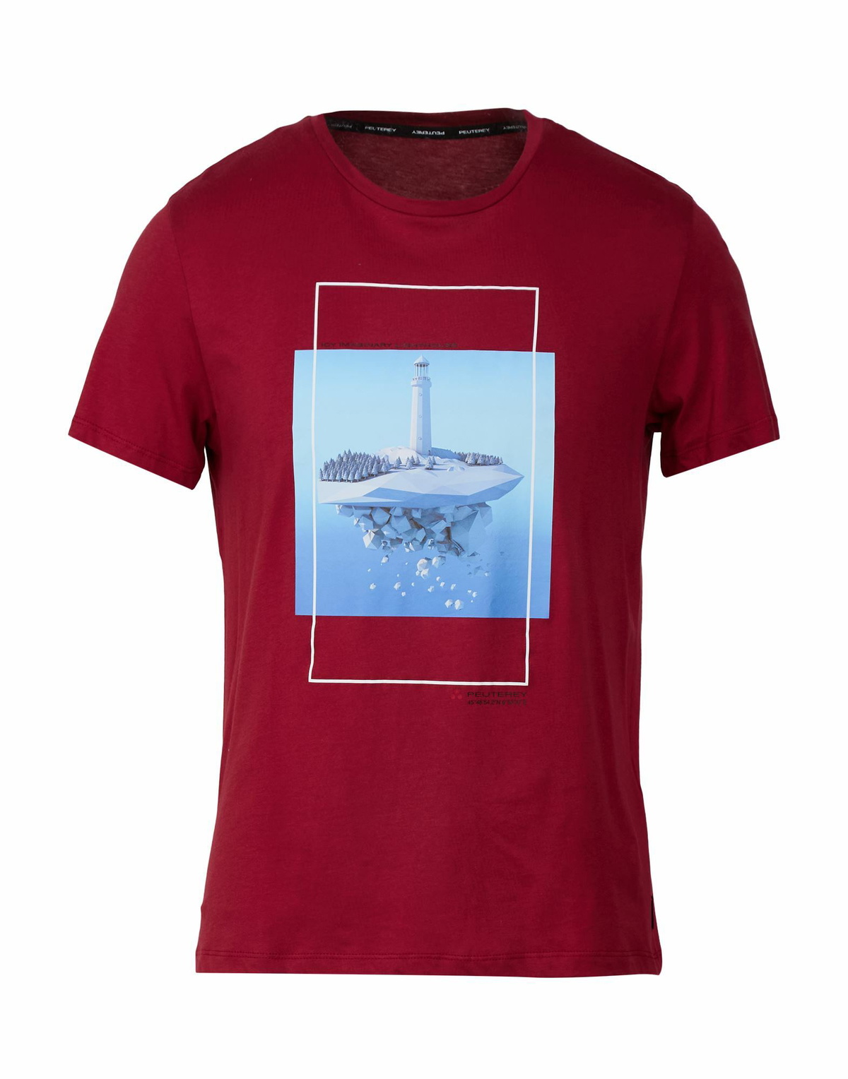 Peuterey Mens T-shirt Burgundy