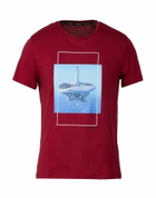 Peuterey Mens T-shirt Burgundy