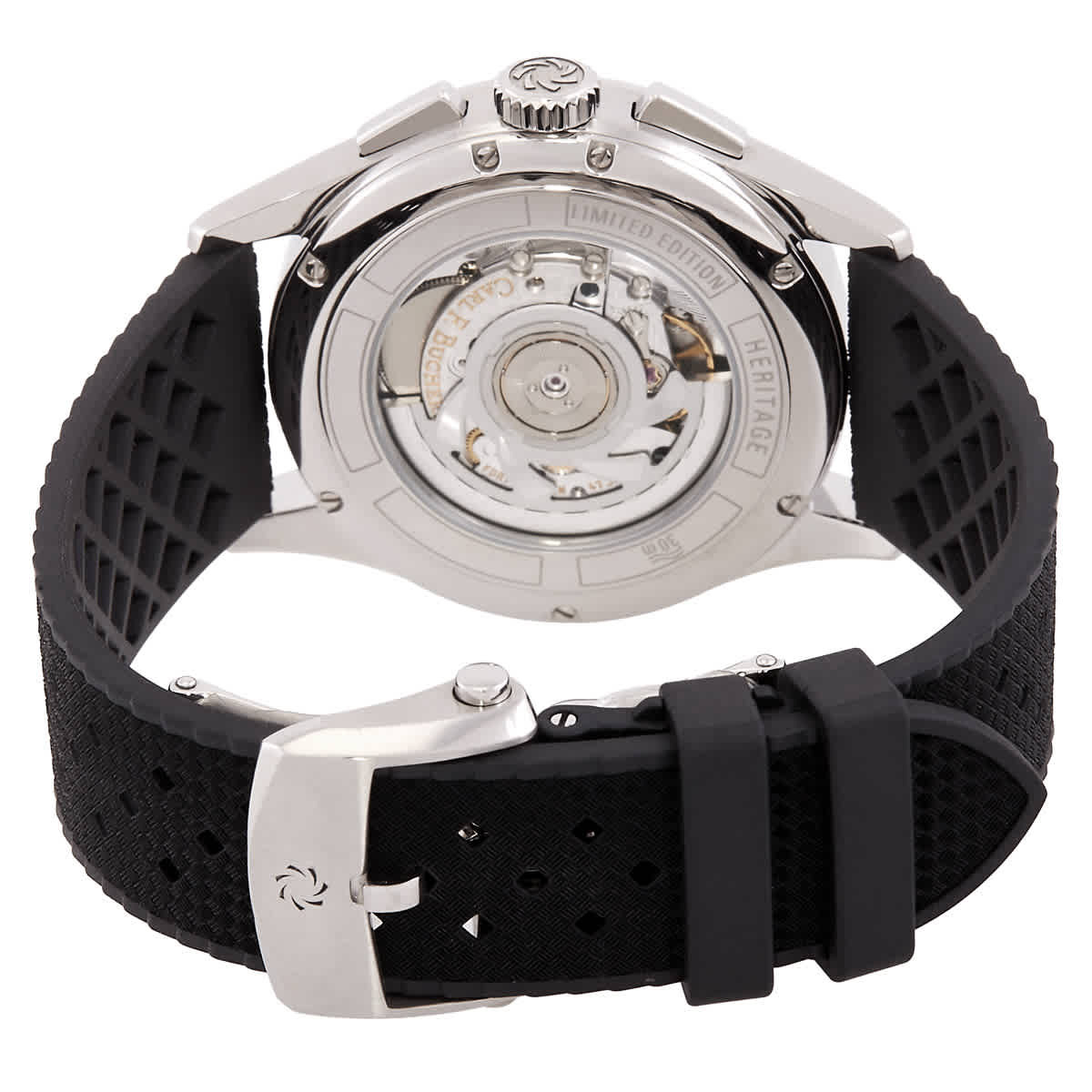 Carl F. Bucherer Heritage Chronograph Automatic Silver Dial Unisex Watch 00.10803.08.12.01