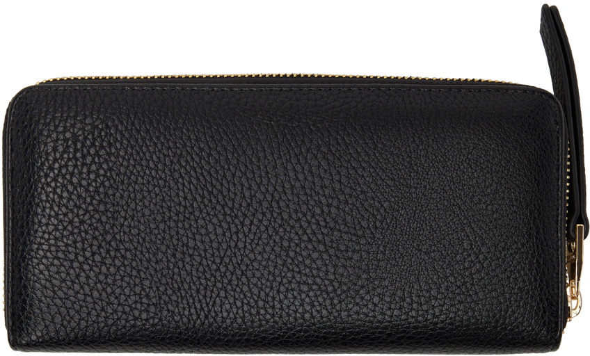 Versace Jeans zip around leather wallet with all over logo | ASOS