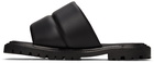 Staud Black Astro Slides