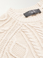 Rag & Bone - Cable-Knit Cotton Sweater - Neutrals