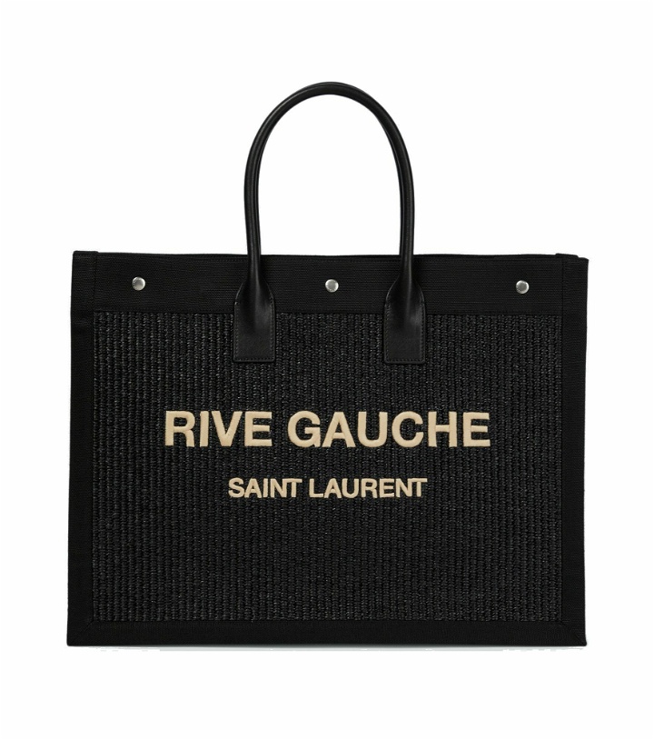 Photo: Saint Laurent - Rive Gauche fabric tote bag