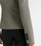 McQueen Gingham layered blazer