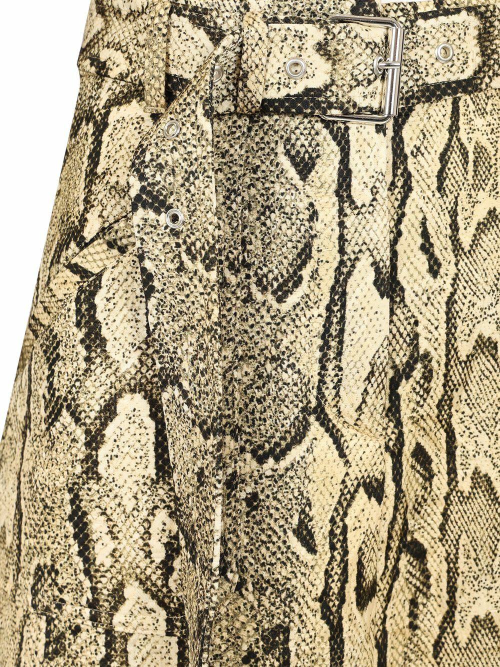 スカート DRIES VAN NOTEN Sheraz viscose and cotton skirt with DRIES VAN NOTEN | Sheraz Giant Orchid Print Cotton Skirt