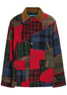 Polo Ralph Lauren Patchwork Wool-blend Jacket Multicoloured 1
