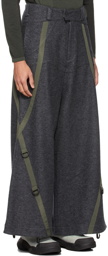 A. A. Spectrum Grey Plusfour Trousers