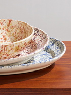 The Conran Shop - Set of Three Paint-Splattered Ceramic Plates