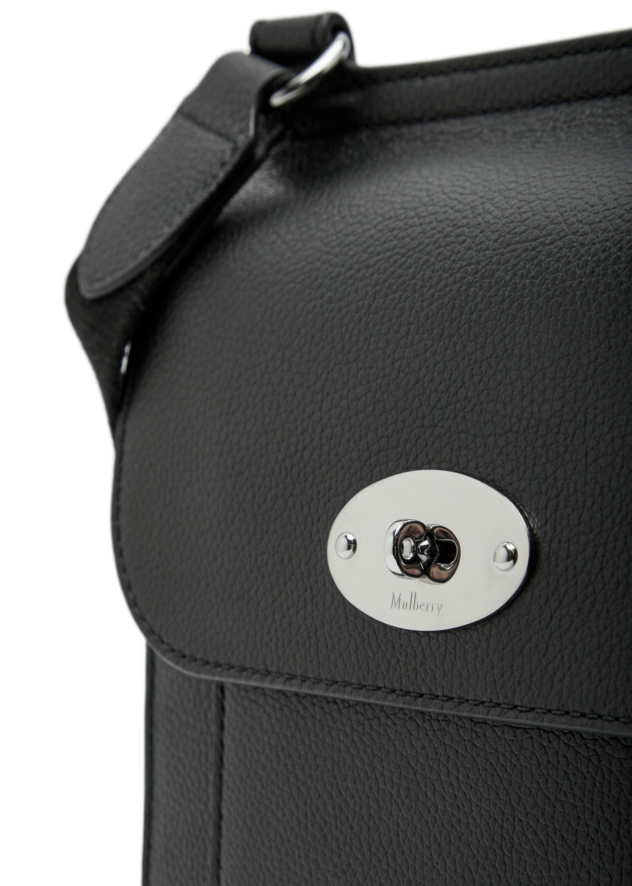 Mulberry Antony Small Grained Leather Cross-body bag - Black - One Size