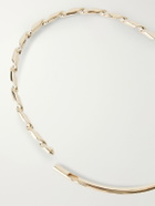 Luis Morais - Thin Drill Hardware 14-Karat Gold and Ruby Bracelet