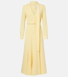 Roland Mouret Belted cady midi dress
