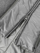 Herno - Convertible Padded Wool-Blend and Quilted Shell Coat - Gray