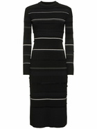 PROENZA SCHOULER - Rachel Striped Rib Knit Midi Dress