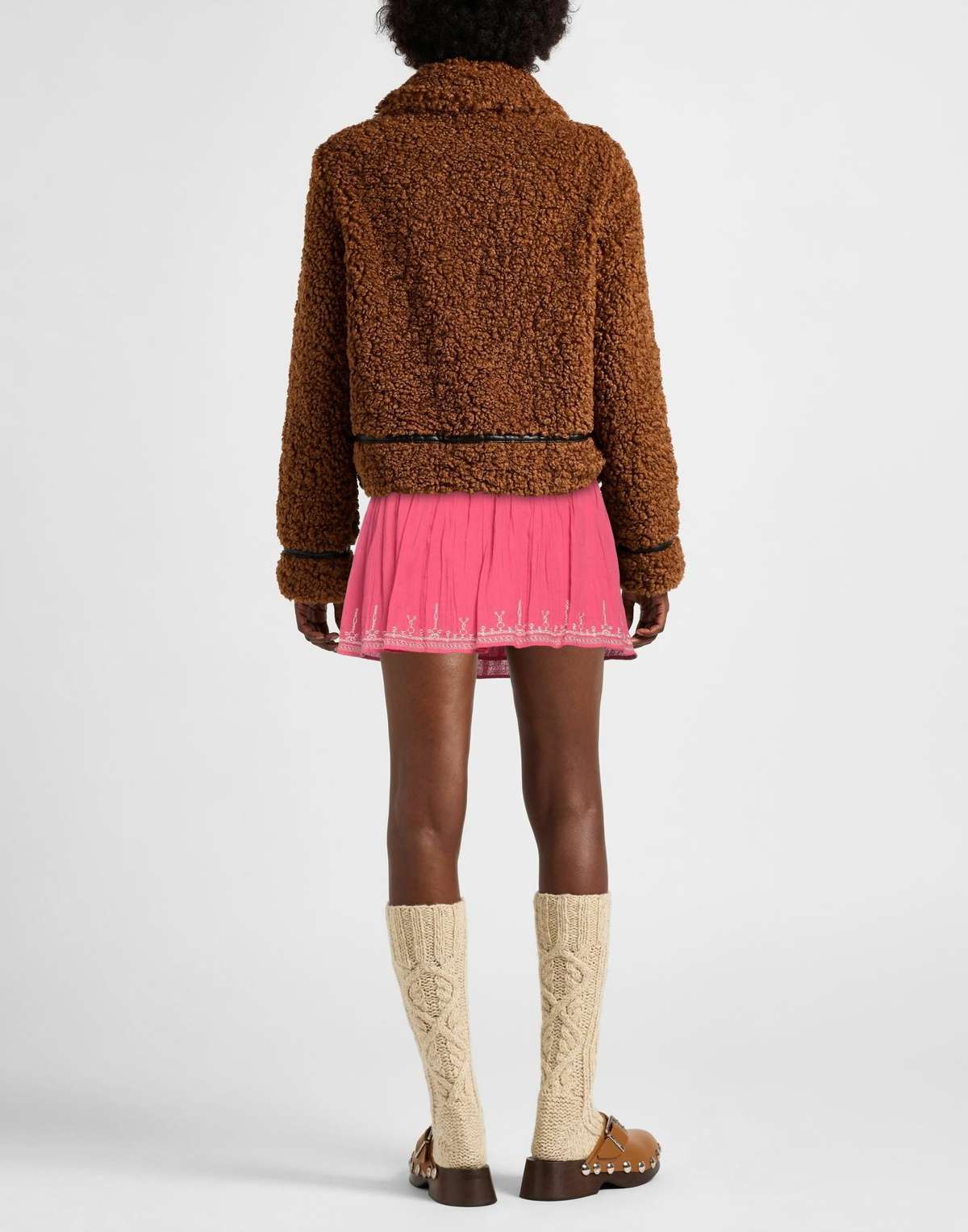 Marant Étoile Womens Mini skirt in Magenta