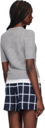 Guest in Residence Gray Sweater T-shirt
