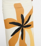 Cala de la Cruz Kim floral jersey maxi dress