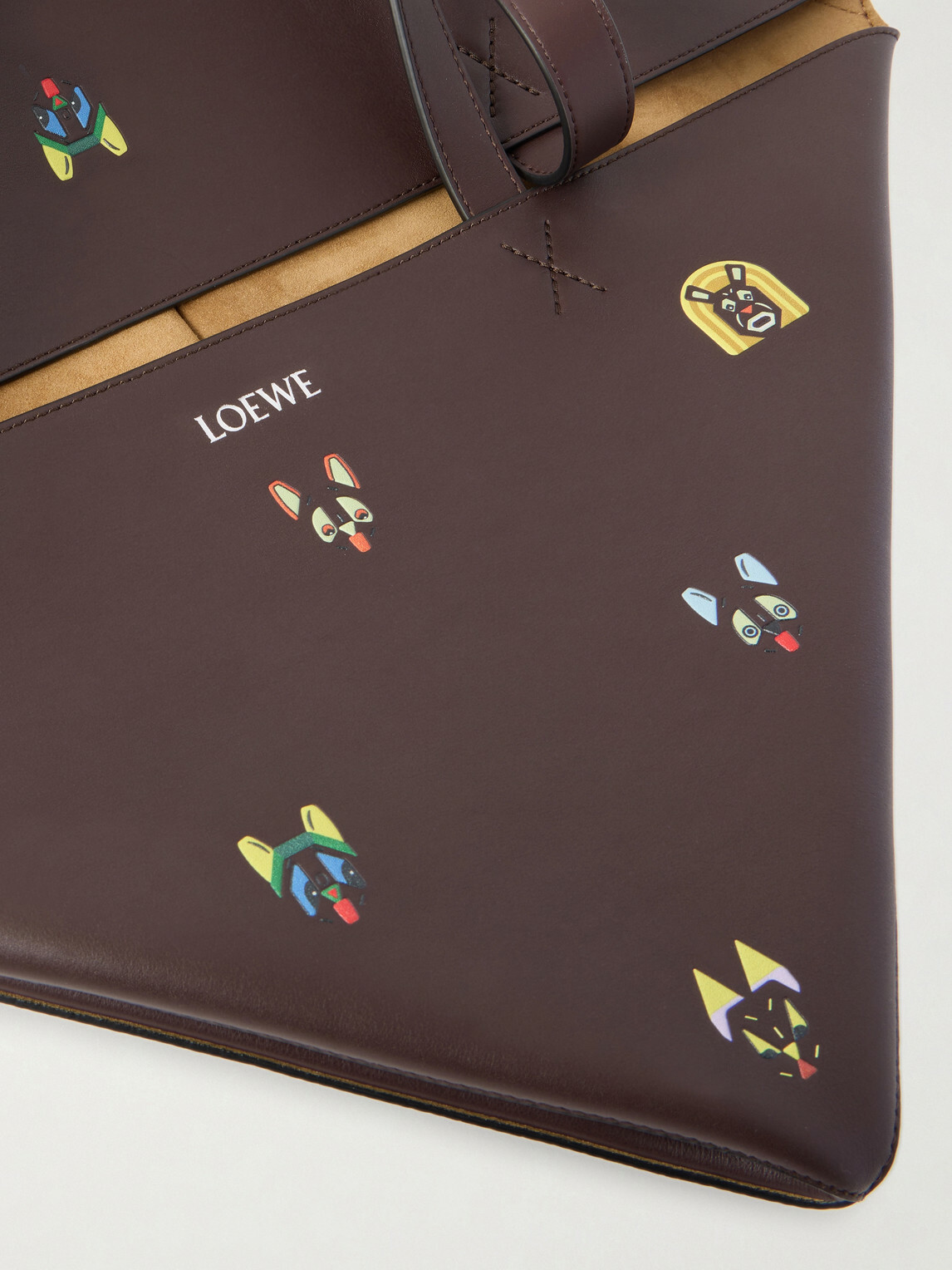 LOEWE - Louis Wain Puzzle Fold XL Leather Tote Bag