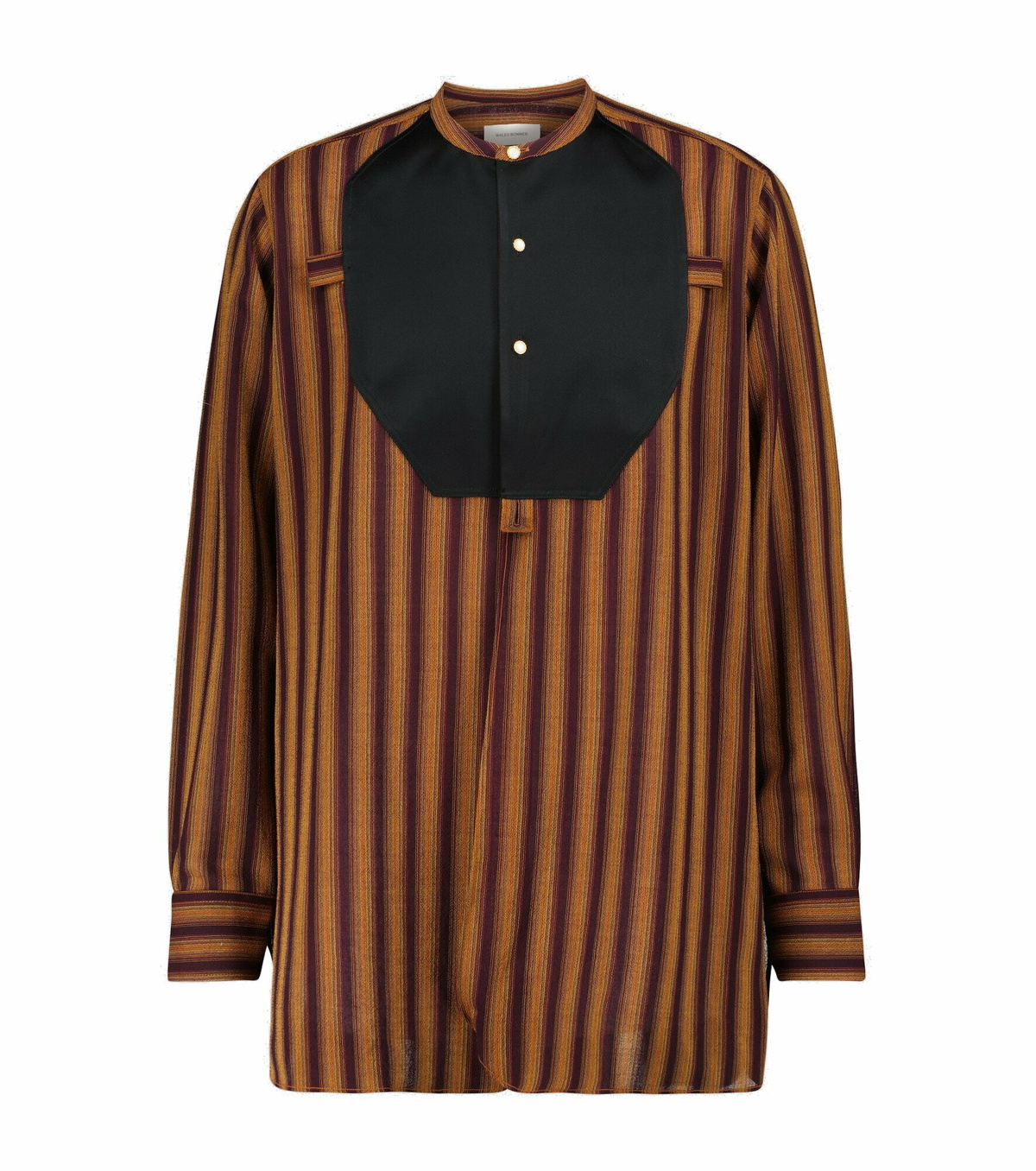 Wales Bonner - Kingston plastron shirt Wales Bonner 