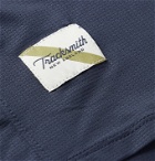 Tracksmith - Twilight Logo-Appliquéd Stretch-Mesh Tank Top - Blue
