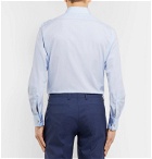 Charvet - Blue Slim-Fit Double Cuff Cotton-Poplin Shirt - Blue