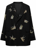 YOHJI YAMAMOTO K-angel Printed Viscose & Linen Jacket