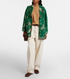 Rixo Morla paisley wool and cotton cardigan