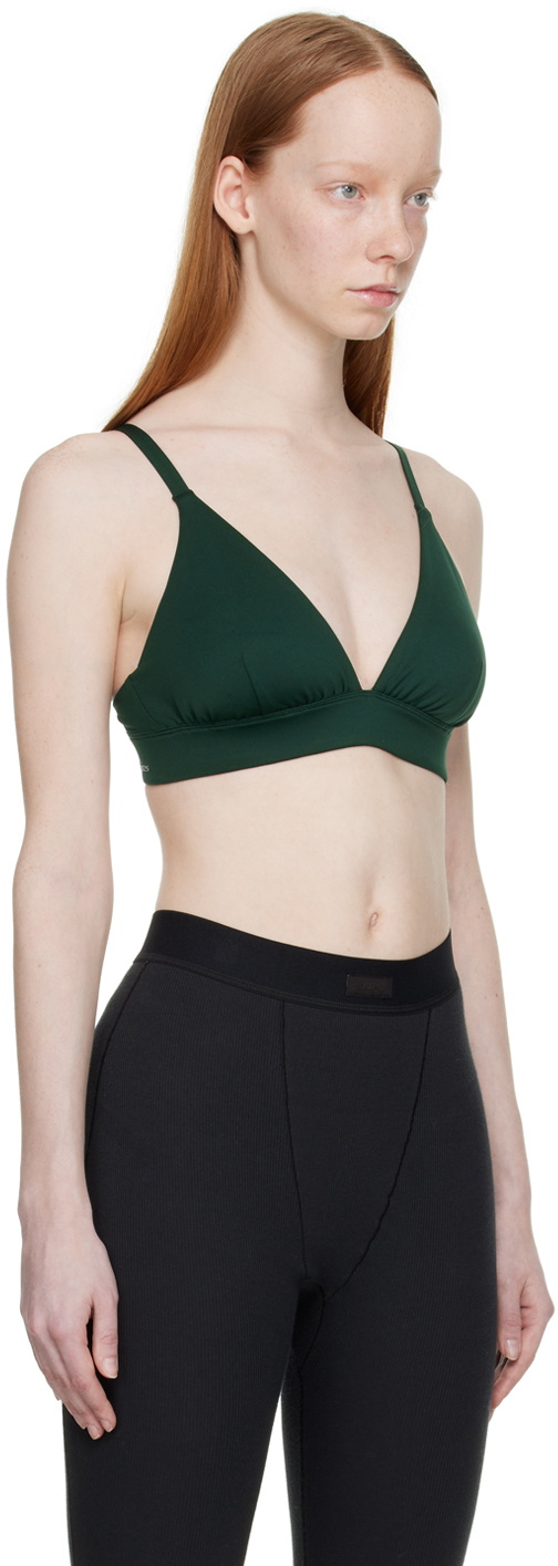 Outdoor Voices Green Sculpt Hi Apex Sport Bra