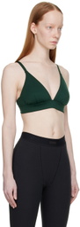 Outdoor Voices Green Sculpt Hi Apex Sport Bra