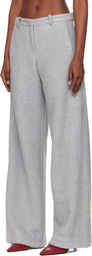 Julie Kegels Gray Fleece Trousers