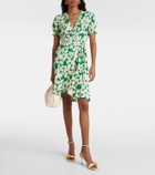 Diane von Furstenberg Emilia floral crêpe wrap dress