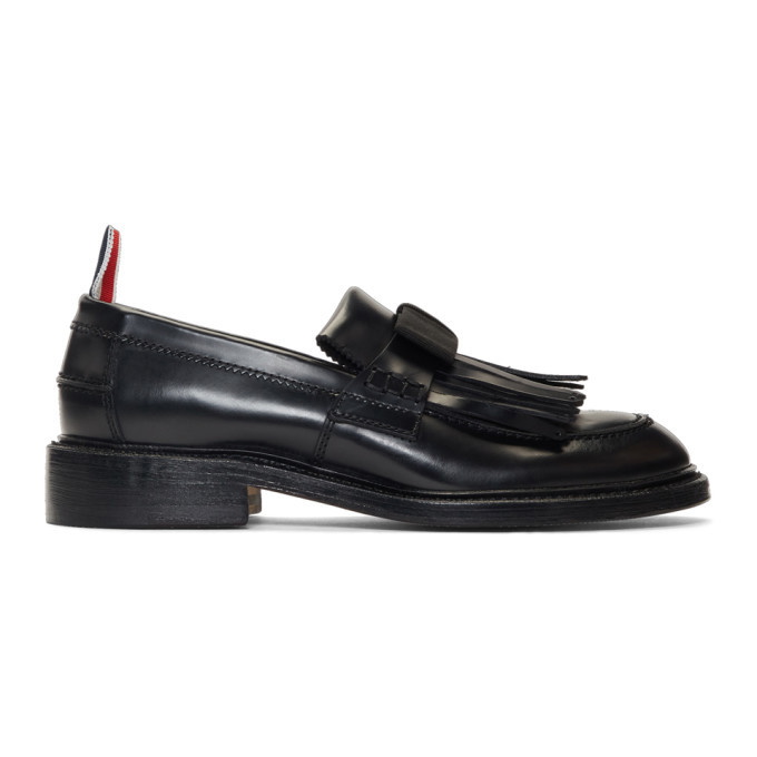 Photo: Thom Browne Black Bow Loafers