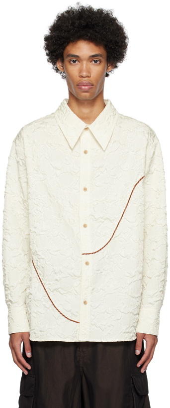 Photo: Andersson Bell White Bubble Flower Shirt