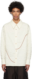 Andersson Bell White Bubble Flower Shirt