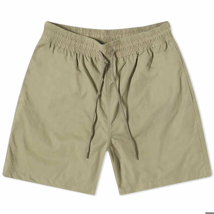 Photo: Colorful Standard Men's Classic Swim Short in Dusty Olive