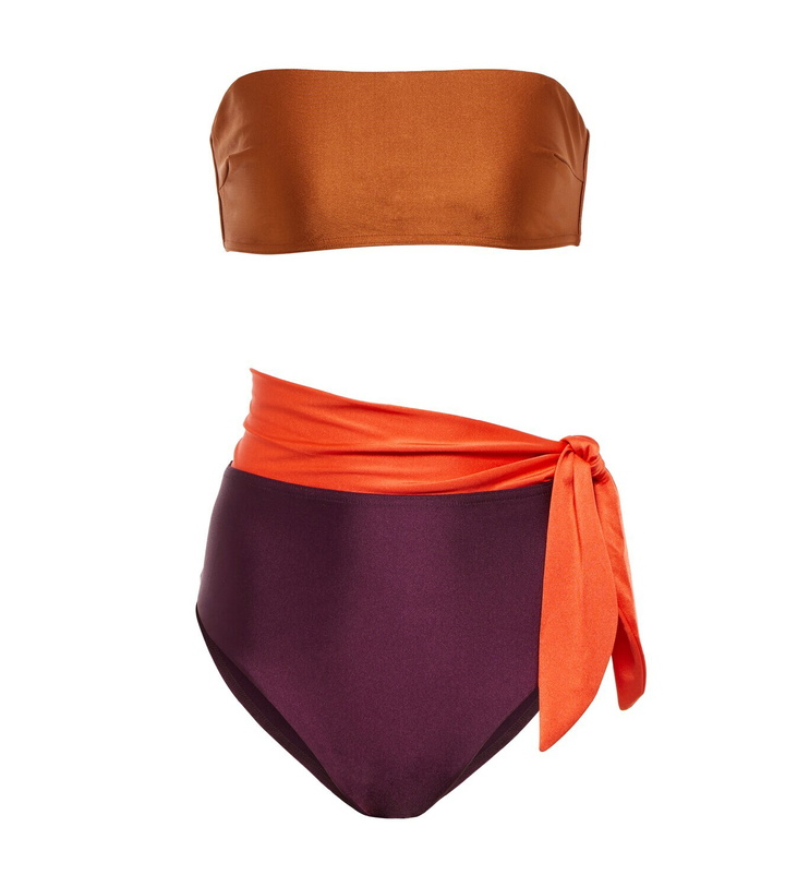 Photo: Zimmermann - Violet colorblocked bikini