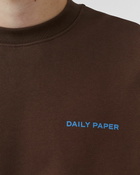 Daily Paper Naz Sweater Brown - Mens - Sweatshirts