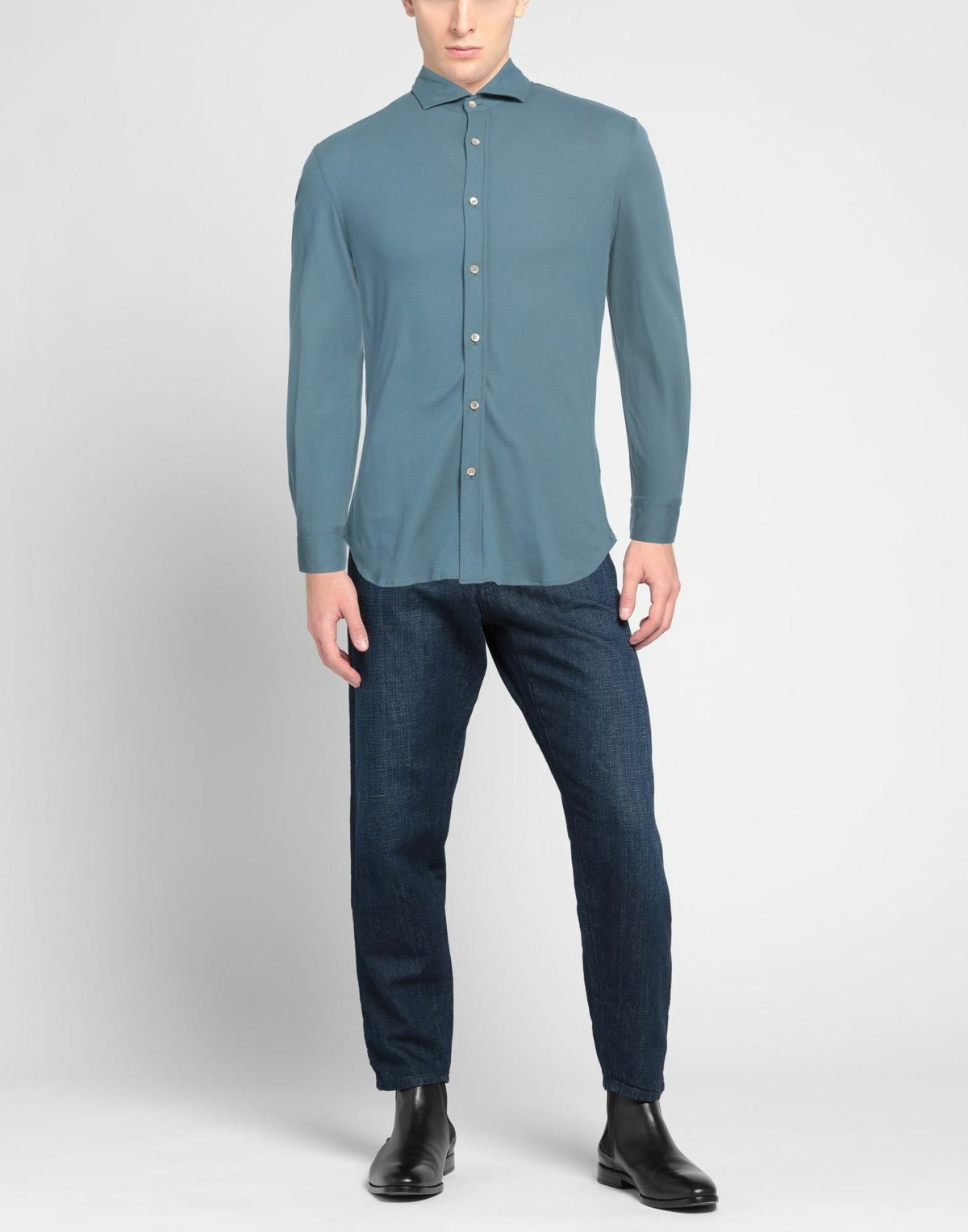 Boglioli Mens Shirt Pastel in Blue