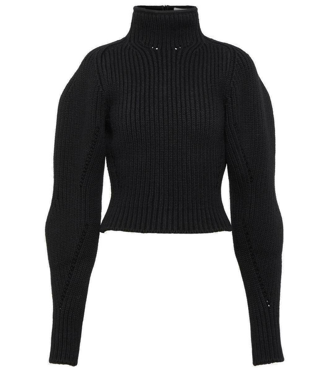 Alaïa Wool-blend turtleneck sweater ALAÏA