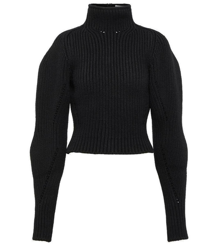 Photo: Alaïa Wool-blend turtleneck sweater
