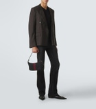 Gucci Pinstripe wool and mohair blazer