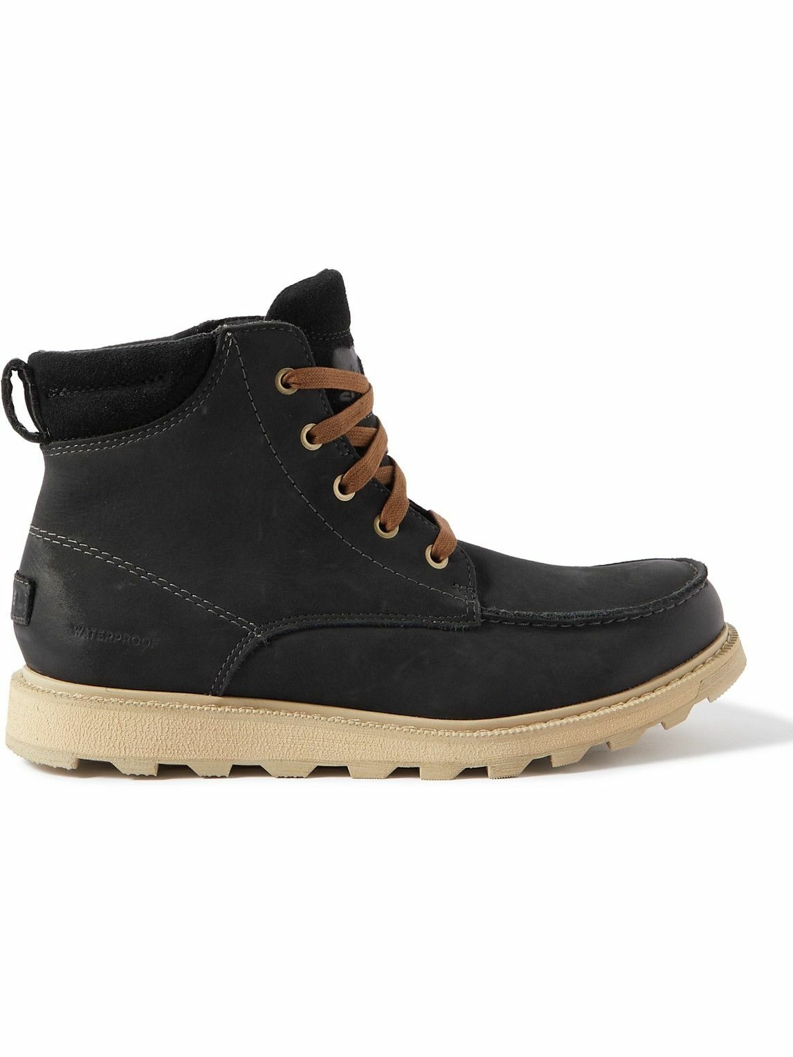 Photo: Sorel - Madson II Suede-Trimmed Leather Boots - Gray