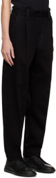 ZEGNA Black Pleated Jeans