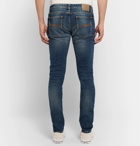 Nudie Jeans - Skinny Lin Organic Stretch-Denim Jeans - Men - Blue