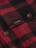 Polo Ralph Lauren - Polo Country Checked Padded Recycled-Fleece Overshirt - Red