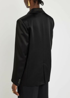 Forte_forte Satin Blazer Black
