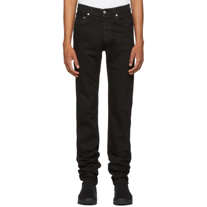 Photo: Helmut Lang Black Masc Hi Straight Jeans