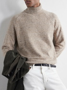 Zegna - Wool-Blend Rollneck Sweater - Neutrals