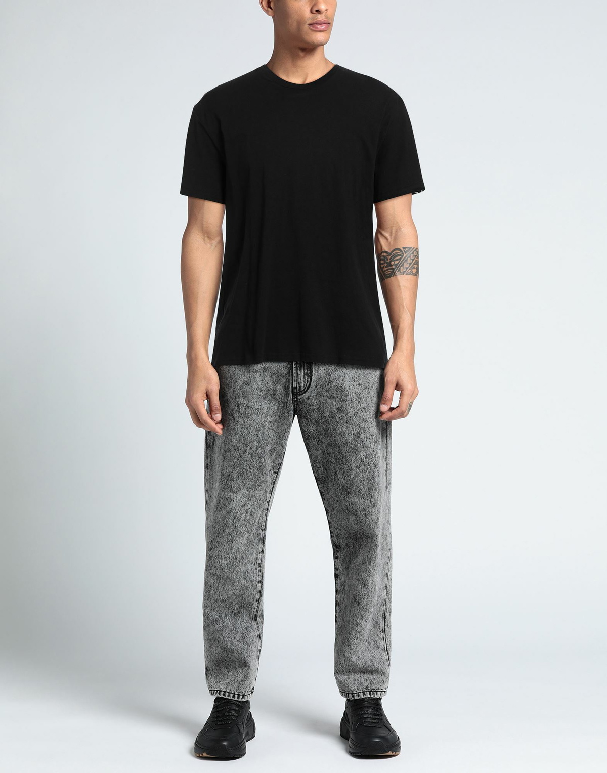 Just Cavalli Mens T-shirt in Black